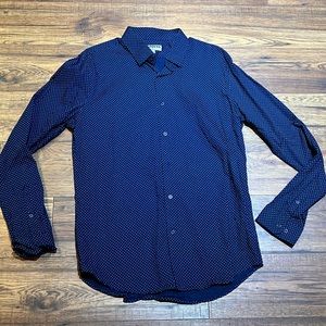 Express Fitted Dress Shirt Size Large